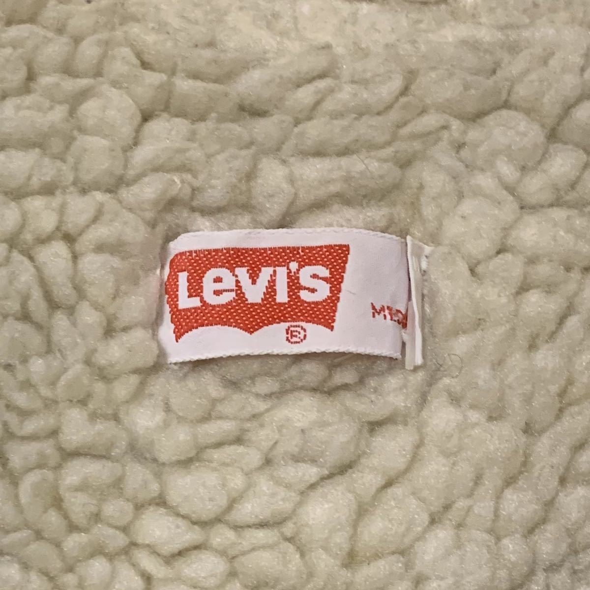 Levi'sビンテージ裏ボアデニムベスト(アメリカ製)_画像4