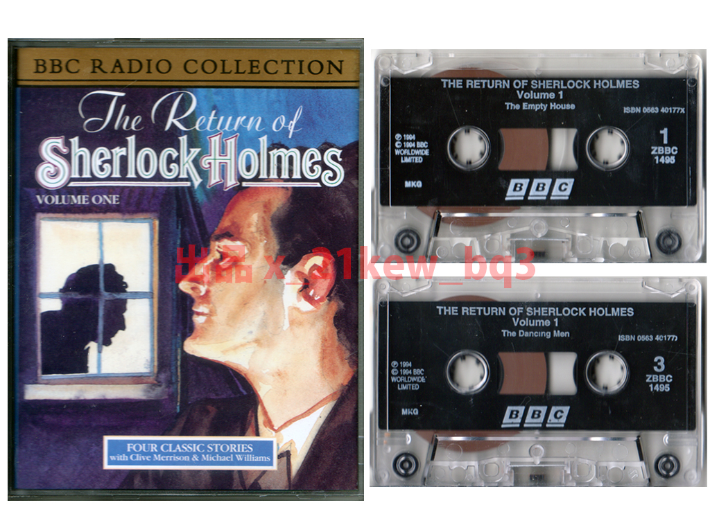 ★英語版カセット2巻組★シャーロック・ホームズの帰還『The Return of Sherlock Holmes - Volume One』BBC Radio Collection★2 cassettes_画像1