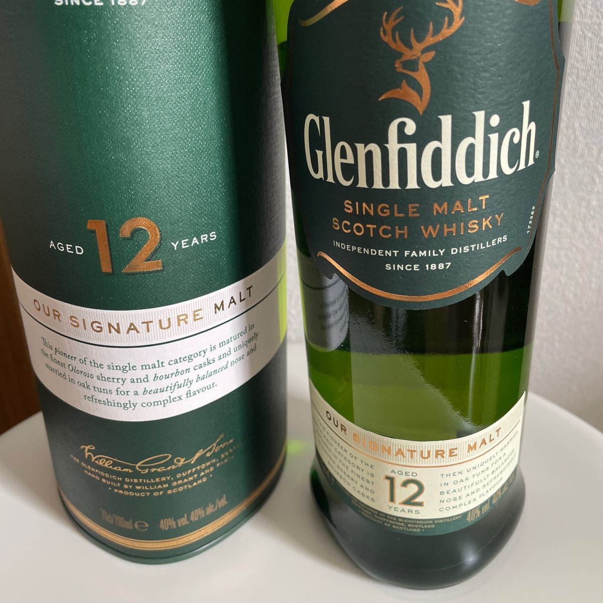 未開封グレンフィディック12年 スコッチウイスキー Glenfiddich ケース付き。 シングルモルト