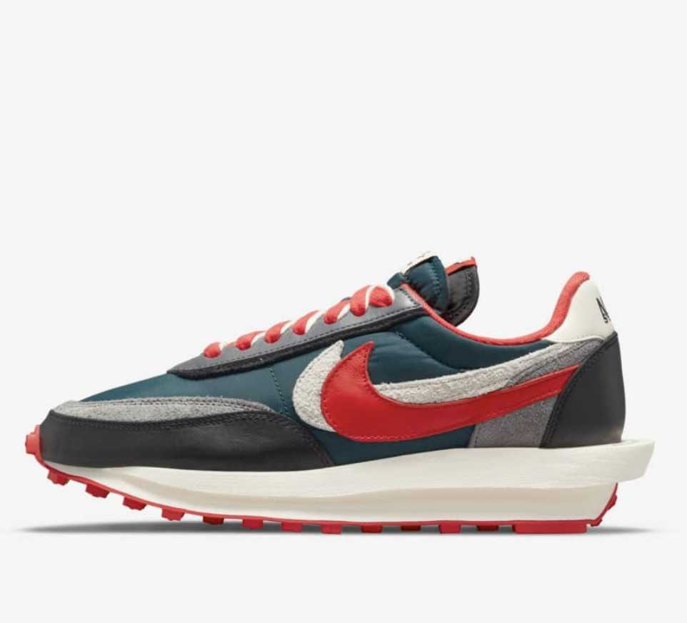 26cm 国内正規品 NIKE LDワッフル x sacai x UNDERCOVER Midnight Spruce UNIVERSITY RED アンダーカバー サカイ ナイキ_26cm