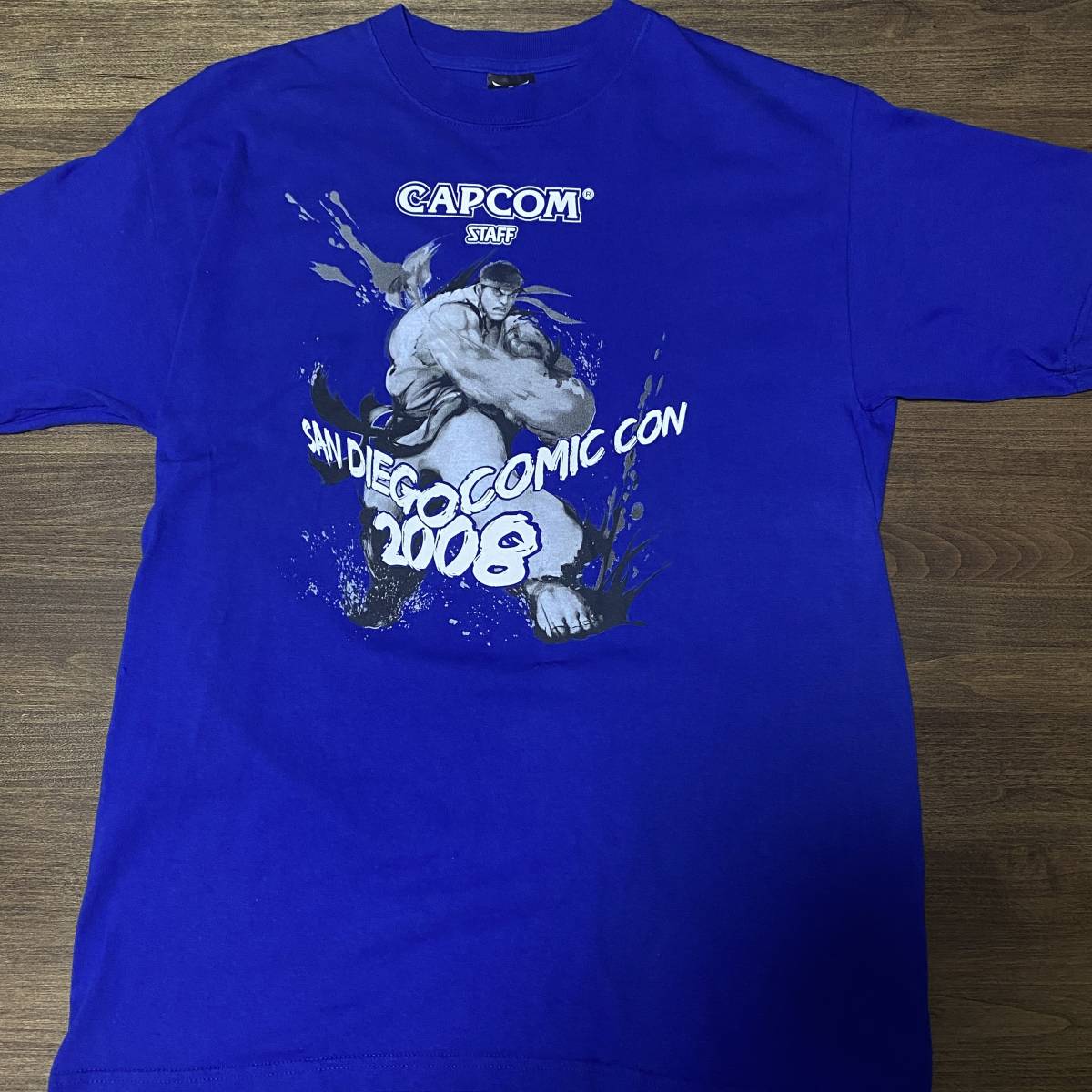 カプコン ストリートファイターII スト2 サンディエゴ・コミコン 2008 Tシャツ (Street Fighter II San Diego Comic-Con T-shirt)_画像2