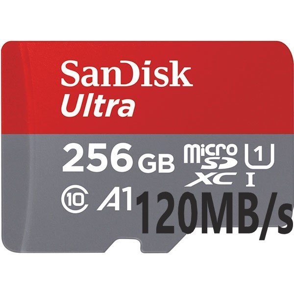 【120MB/s】  新品 MicroSD 256GB SanDisk サンディスク   マイクロSDカード  CLASS10