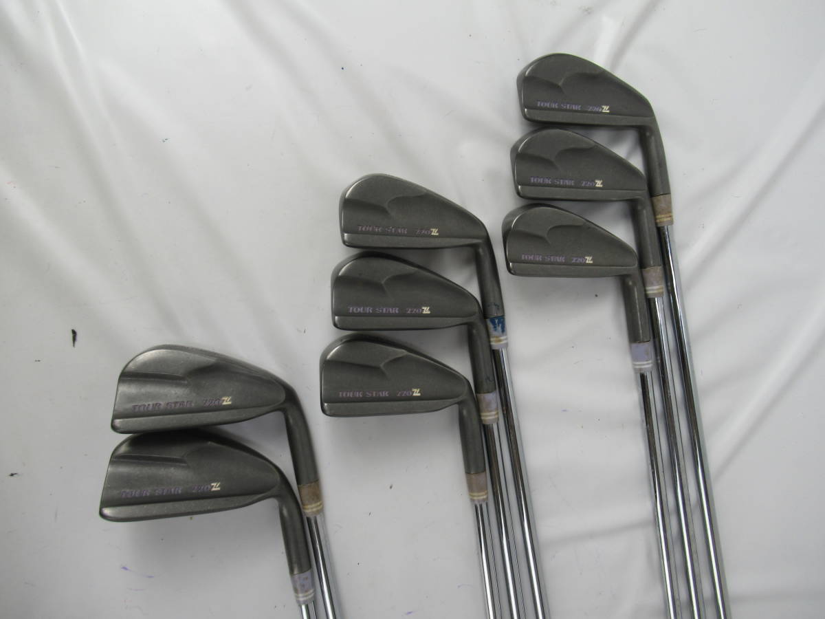 ★ARNOLD PALMER TOUR STAR 220 Z レディース アイアン #4-#9.P.S 8本セット 純正スチールシャフト B933★レア★激安★中古★_画像1