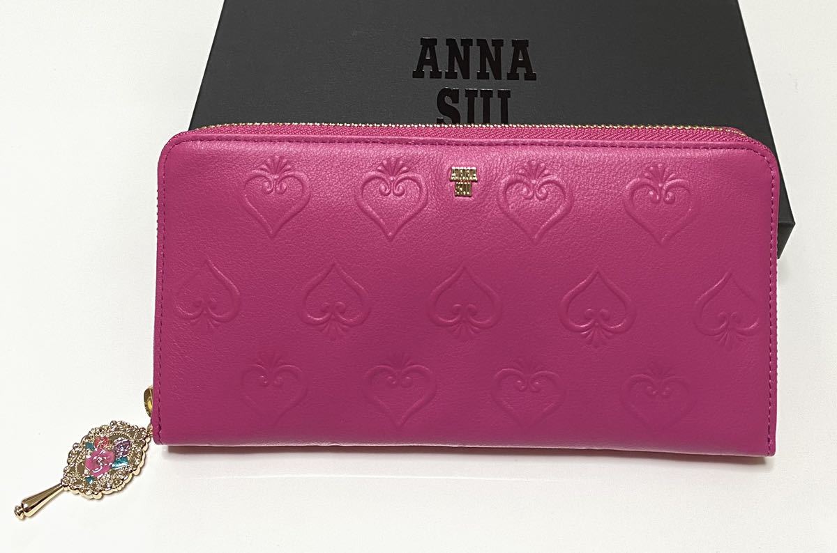 【今日の超目玉】 アナスイ ANNA SUI スイハート ラウンド長財布 新品 未使用 財布 - fungogoro.com