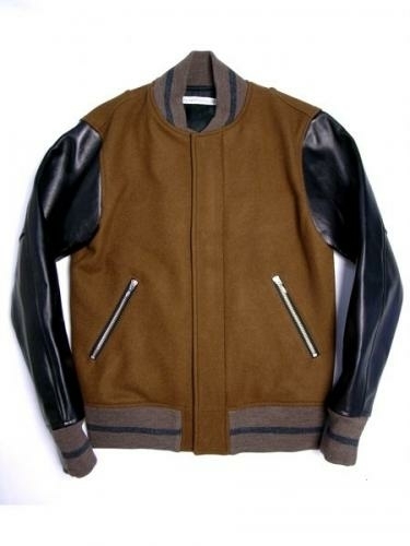 希少 ジョンローレンスサリバン 袖 レザー カシミア 混 襟 袖 ボーダー