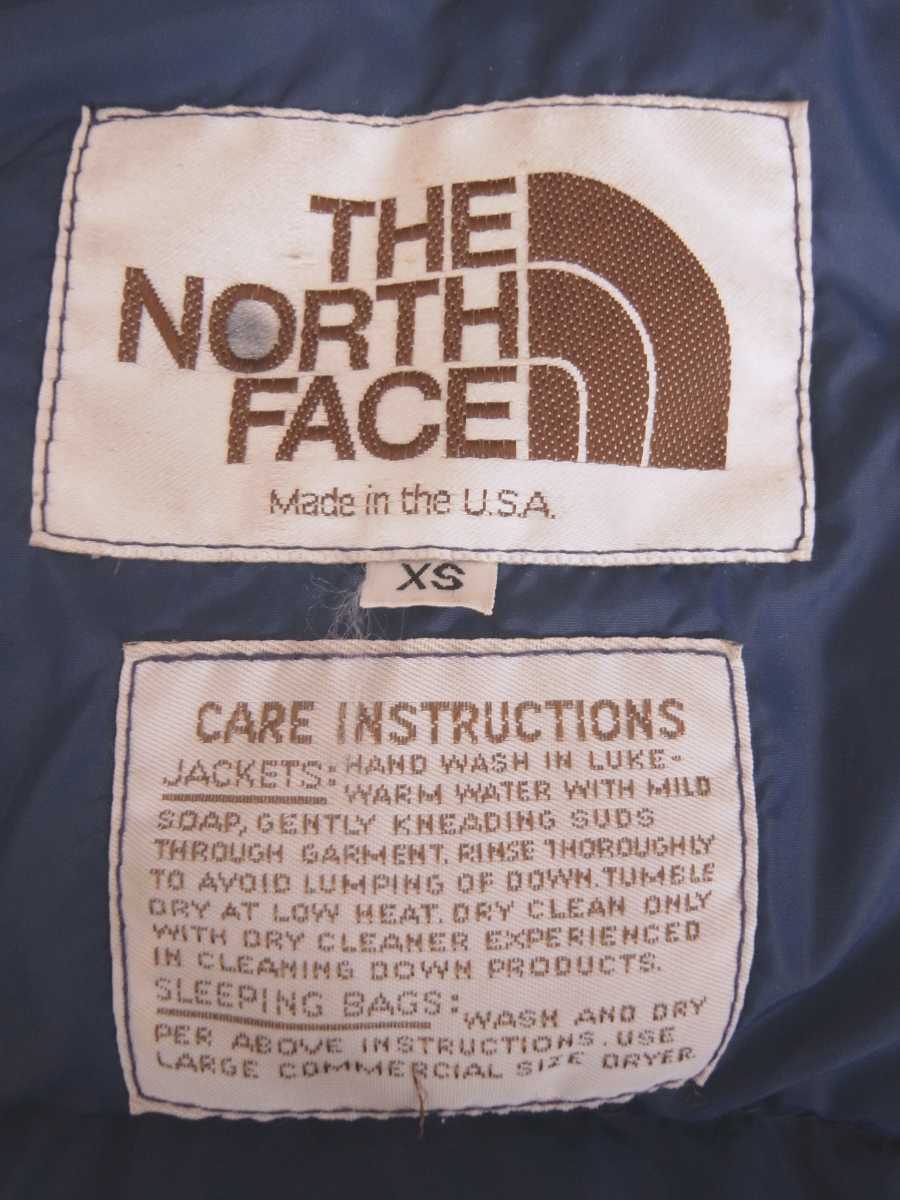 70s 80s ビンテージ 茶タグ North FaceセローSEROW ジップTALON 