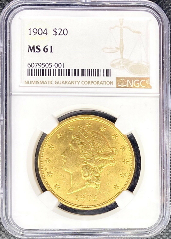 返品不可】 アンティークコイン アメリカ金貨 20ドルプルーフ金貨 リバティヘッド1902 Liberty Head Double