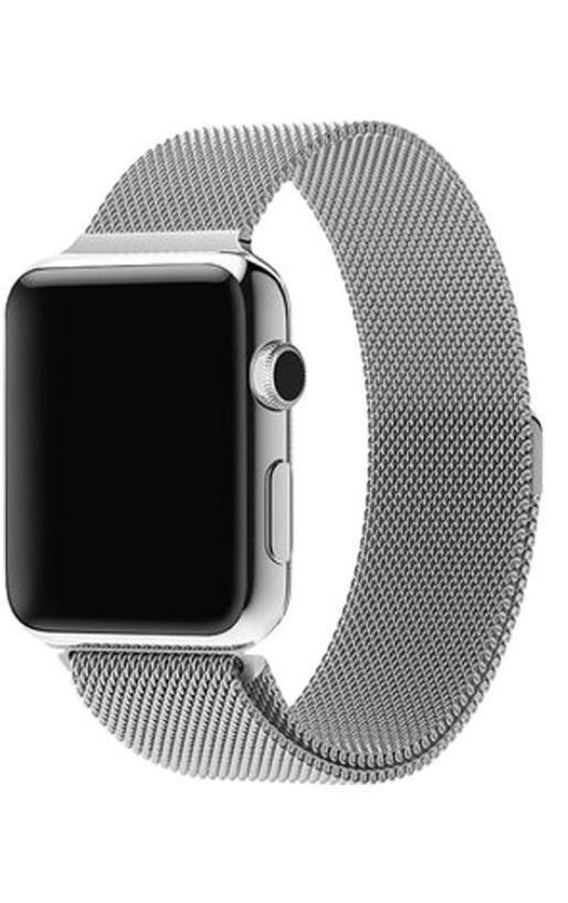 アップルウォッチ 38/40　桃　 AppleWatchバンド ミラネーゼベルト!