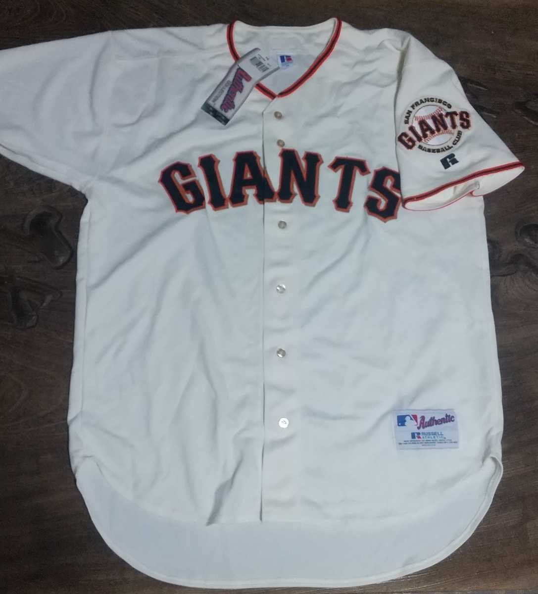 値下げ交渉 2000年代 サンフランシスコ ジャイアンツ オーセンティック 紙タグ付き USA製 検) MLB San Francisco GIANTS BONDS ボンズ 新庄