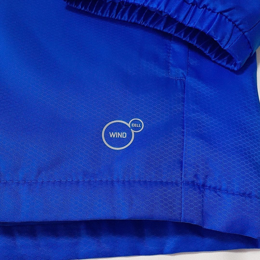新品 PUMA 薄中綿フルジップジャケット ブルー XL WINDCELL プーマ ウインドブレーカー ナイロンジャージ 