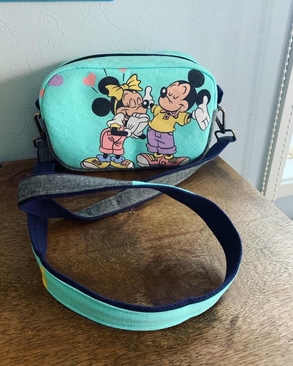 ハンドメイド ミッキー ミニー ビンテージシーツ ボストンバッグ ハンドメイド ミッキー ミニー ビンテージシーツ ボストンバッグ