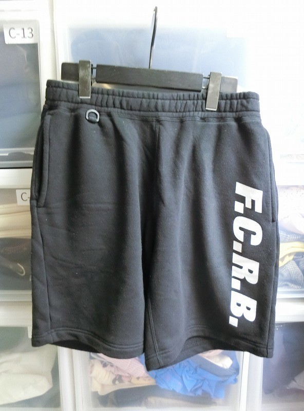 F.C.R.B. AUTHENTIC SWEAT SHORTS ショート パンツ M ブラック #FCRB 