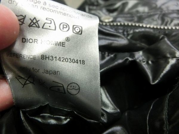 Dior Homme ダウンジャケット フード脱着可 44 ブラック #8H3142030418 ディオールオム