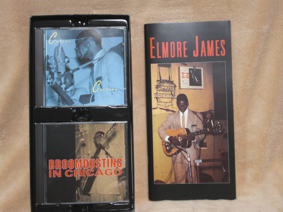  domestic record 3CDBOX ELMORE JAMES AND HIS BROOMDUSTERS The Classic Early Recordings 1951 1956 P-VINE RECORDS (ABOXCD 4)(PCD-3023/4/5)