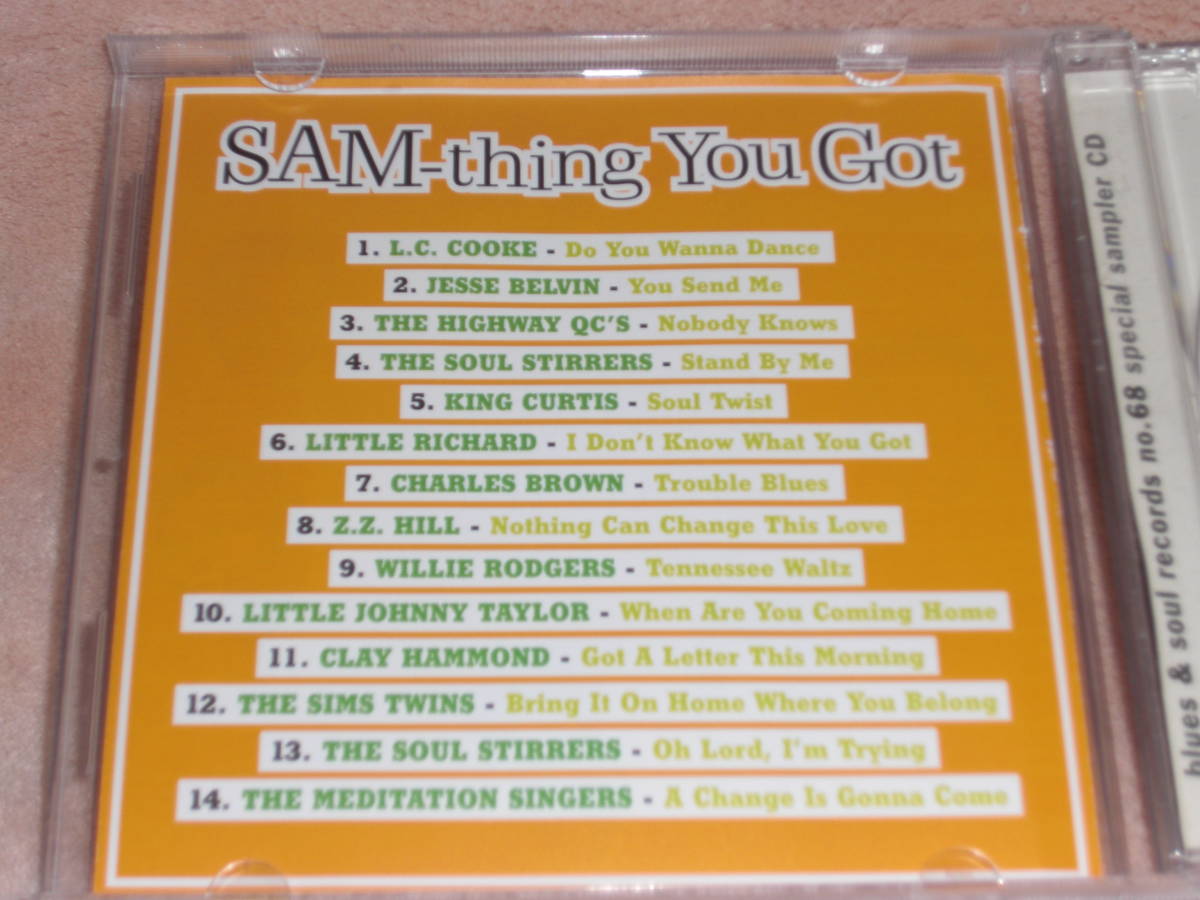 付属CD SAM-thing You Got ブルース & ソウル・レコーズ　№６８　特集 サム・クック　　　雑誌＋CD Sam Cooke_画像2