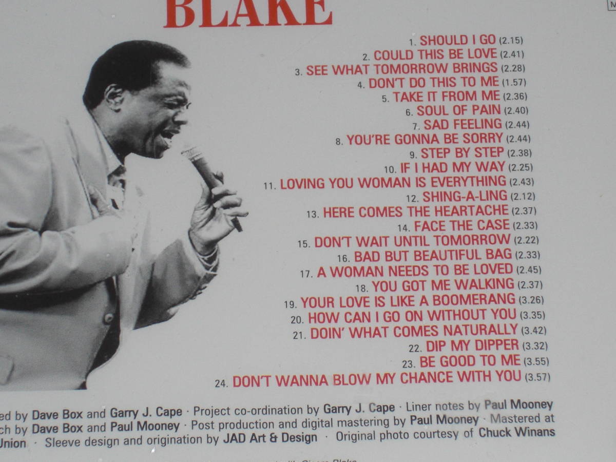 UK盤CD　Cicero Blake － Here Comes The Heartache-The Soul Years 　　(Grapevine GVCD 3020) J soul_画像4
