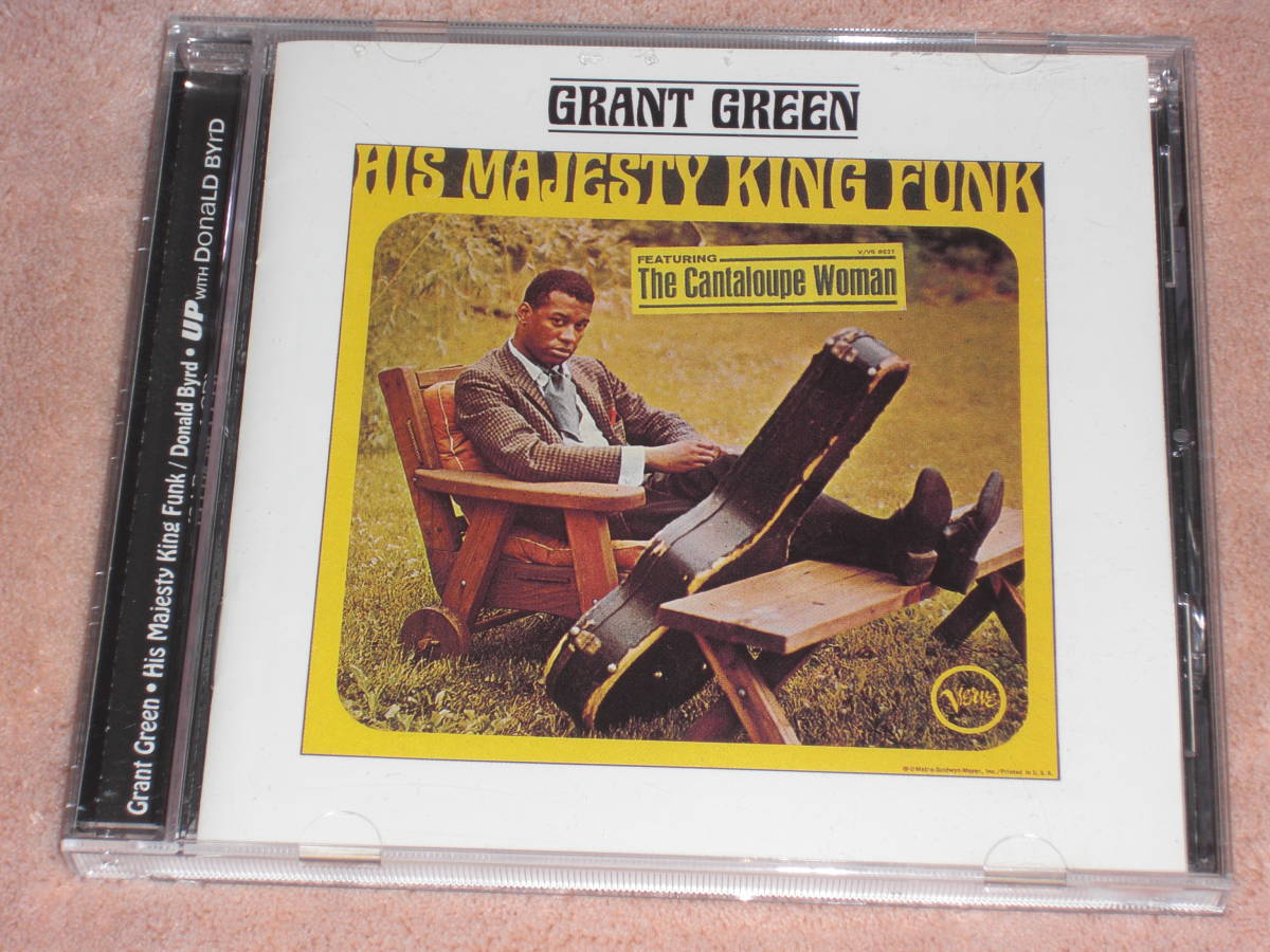 US盤CD Grant Green・ His Majesty King Funk ／ Donald Byrd・Up With Donald Byrd -2LPs on 1 CD-（Verve 314 527 474-2）　K Jazz_画像1