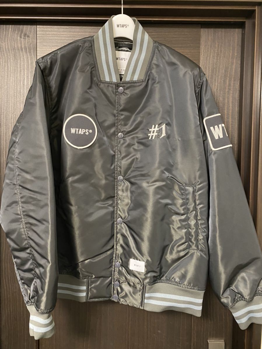 WTAPS TEAM JACKET NYLON ダブルタップス　チーム　ジャケット　スタジャン　希少　美品