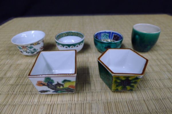 日本限定モデル】 【値下中】美品☆九谷焼 角福 盃 お猪口 食器 - www