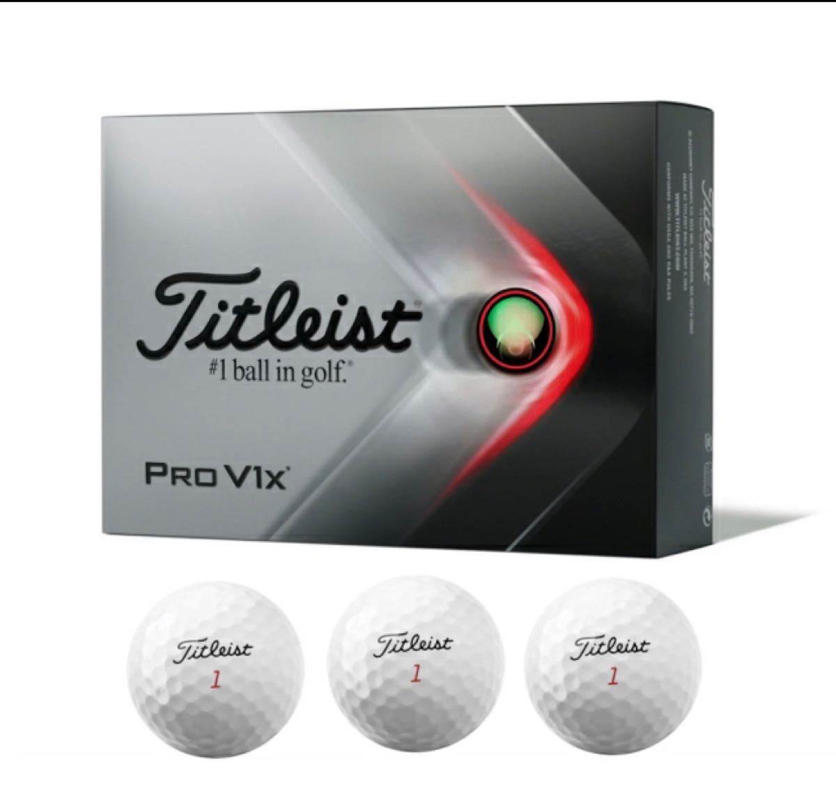 タイトリスト PRO V1X 21 ダブルナンバー ゴルフ 2ダース(24球) 公認球