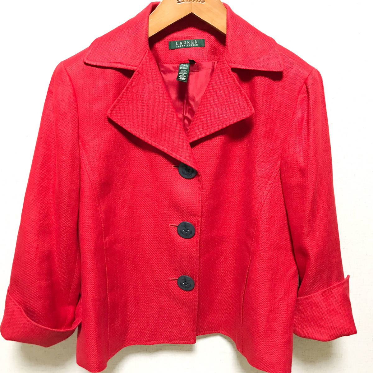 LAUREN RALPH LAUREN  короткий    пальто   пиджак   женский 10  красный   Ralph Lauren  HAF2110-10-S8-M15