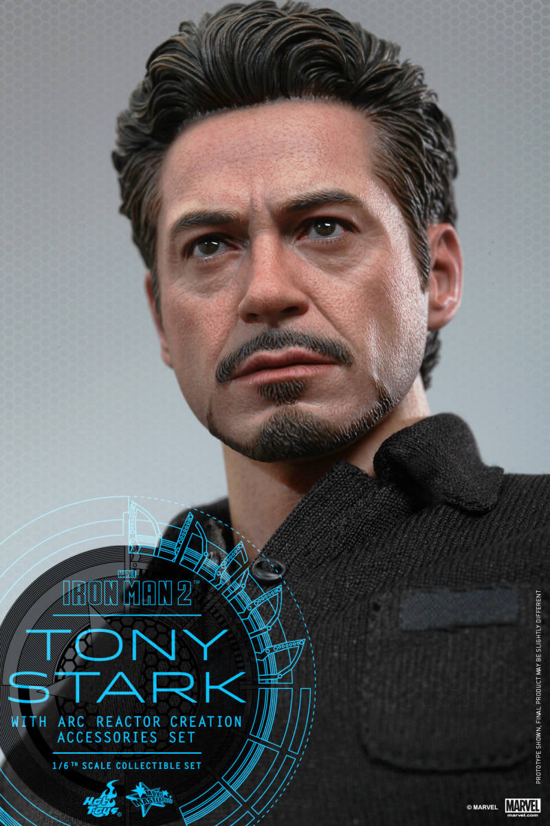 [ новый товар нераспечатанный ] hot игрушки Ironman 2 Tony * Star ka- прозрачный kta- разработка 1/6 Movie master-piece MMS273 Avengers 