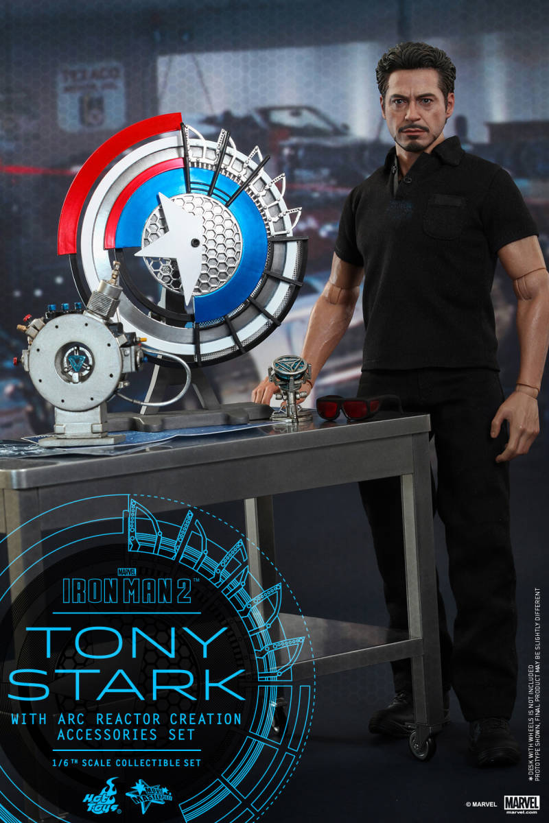 [ new goods unopened ] hot toys Ironman 2 Tony * Star ka- clear kta- development 1/6 Movie master-piece MMS273 Avengers 