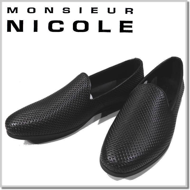 ムッシュニコル MONSIEUR NICOLE スリップオン 0462-7003-25.5 革靴 シューズ_画像1