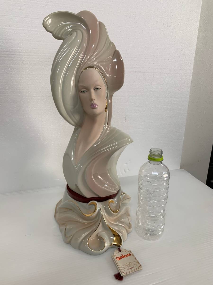galos sculpture　陶器製 Size470x250　made in spain 中古品 写真が全て