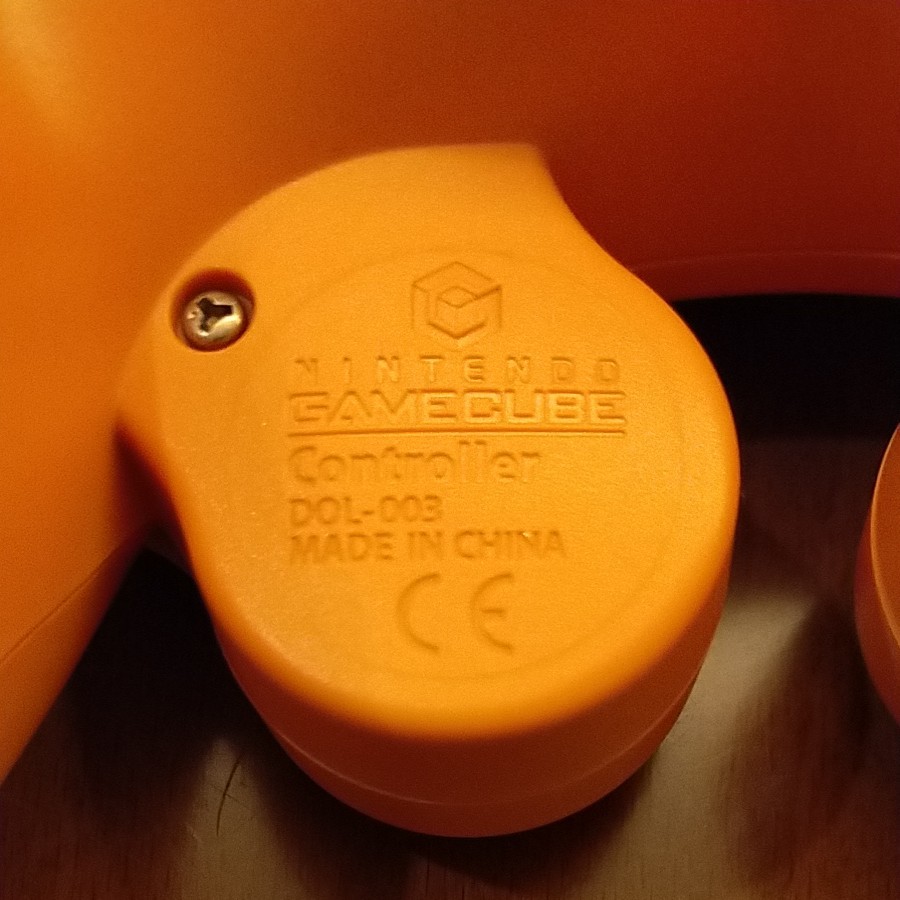 ゲームキューブ 純正品　コントローラー　オレンジ