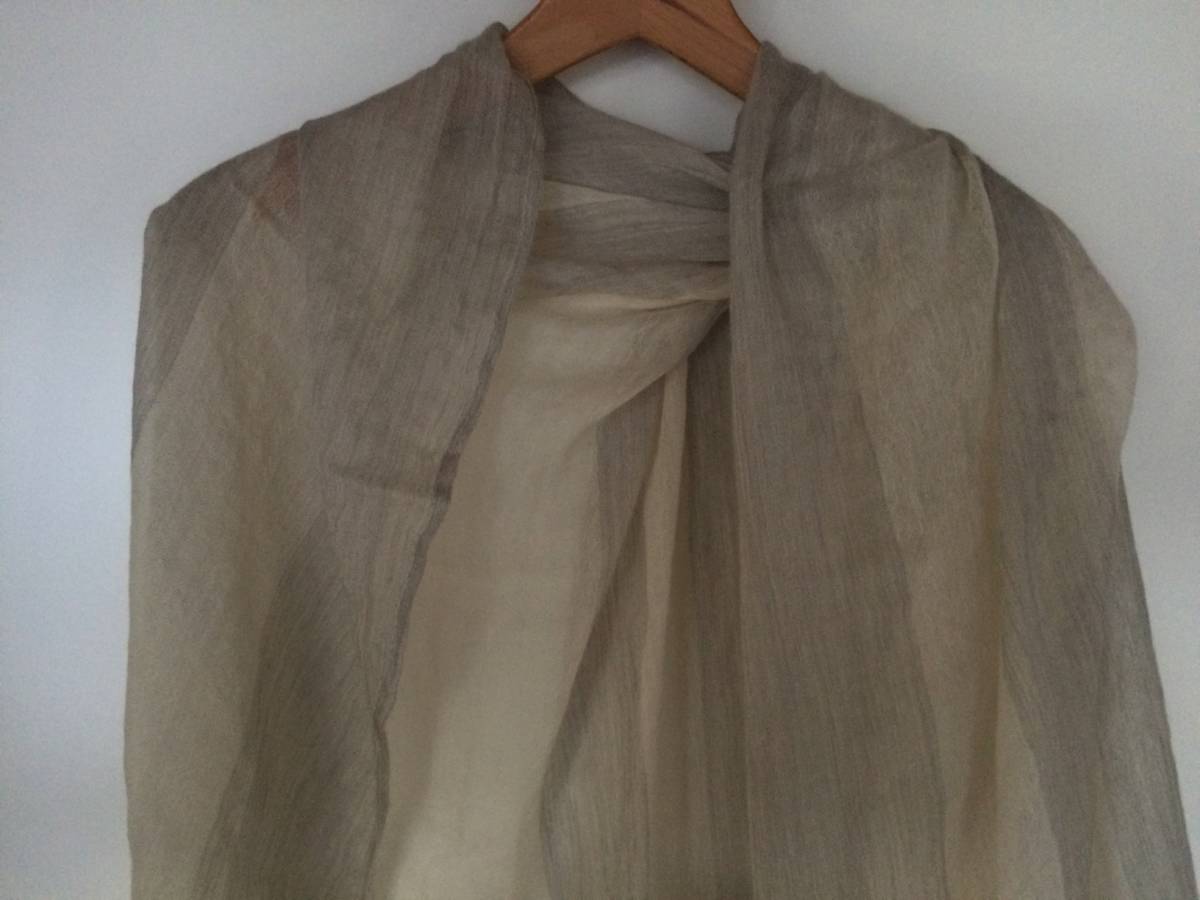 美品 Comme des Garcons × William Welstead CASHMERE GAUZE STOLE made in Nepal カシミヤ ストール DOVER STREET MARKET GINZA