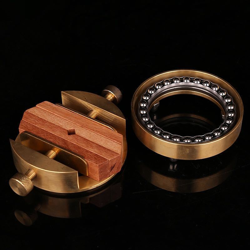 Yahoo!オークション - 497【360度回転黄銅篆刻印床】印床（いんしょう