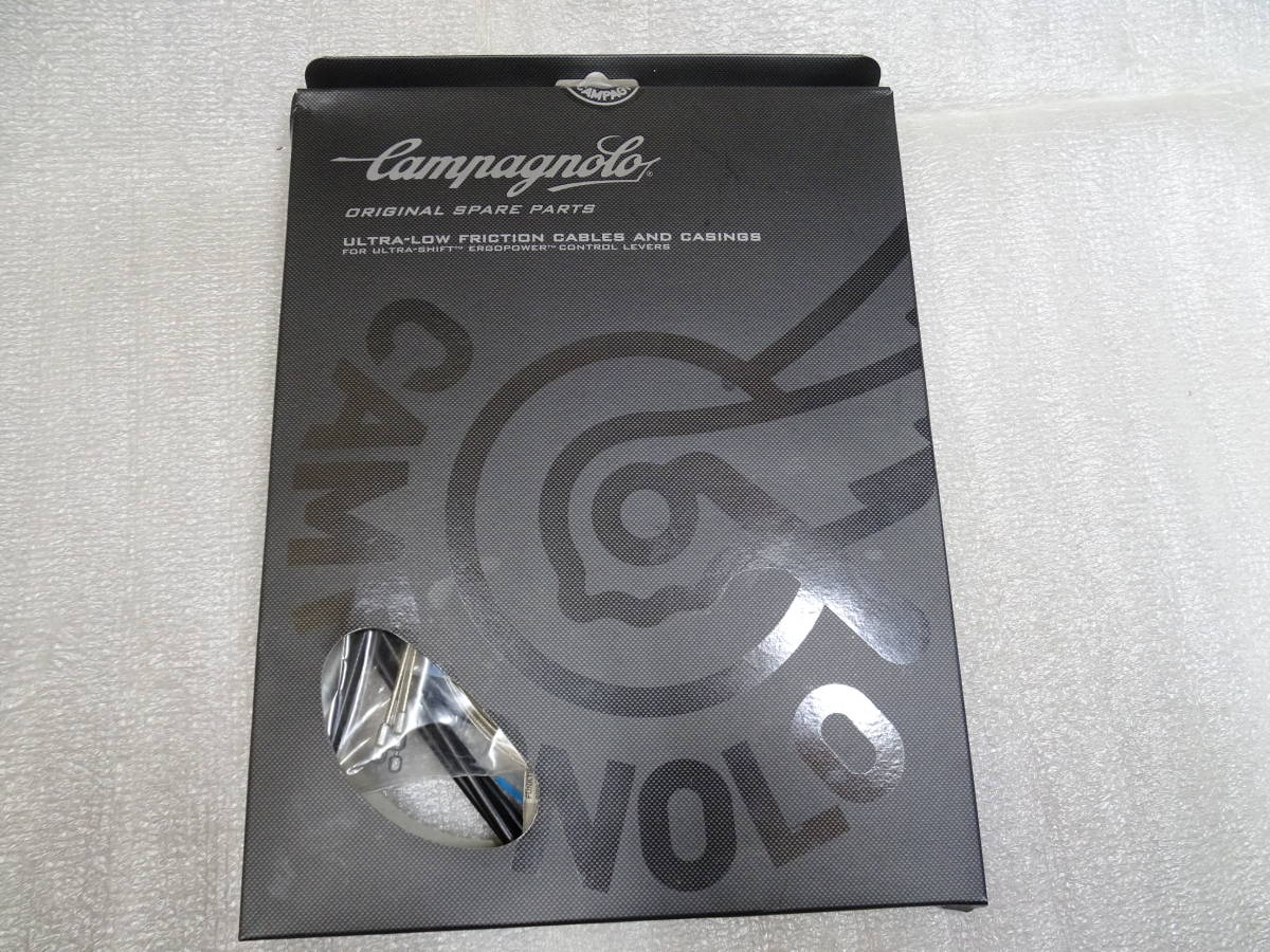 新品未使用 Campagnolo CABLES & CASINGS For Ultra-Shift Ergopower Control Levers Campyカンパ ケーブルセット_画像1