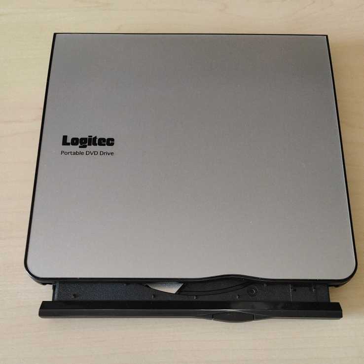 ◎Logitec DVDドライブ ストリーミング機能付き ポータブル USB 2.0 外付け シルバー