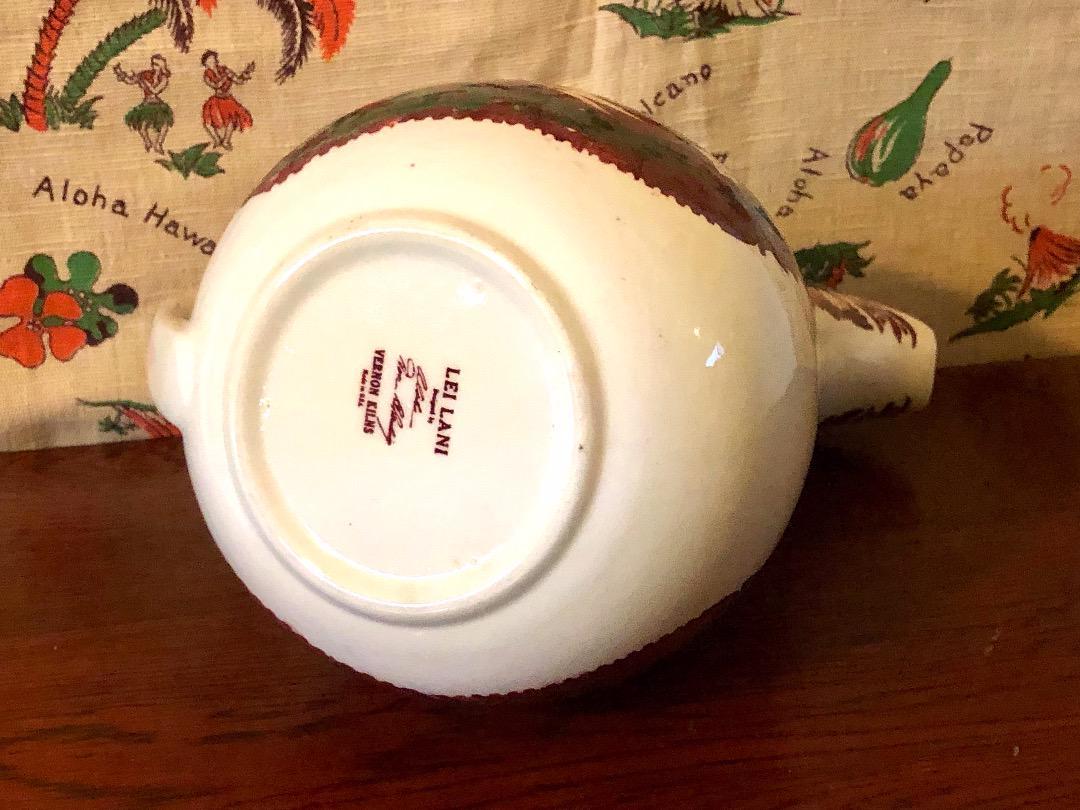 ビンテージ ハワイアン 1930- 40s VERNON KILNS HAWAIIAN FLOWERS