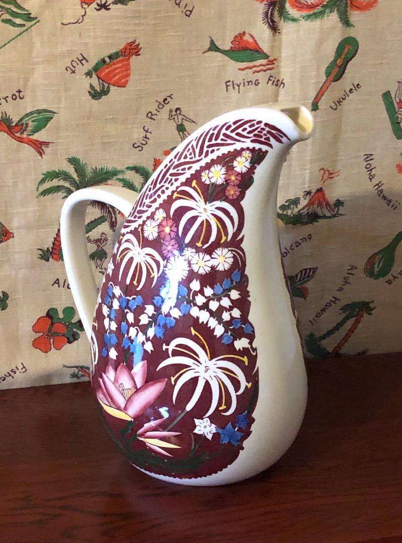 ビンテージ ハワイアン 1930- 40s VERNON KILNS HAWAIIAN FLOWERS