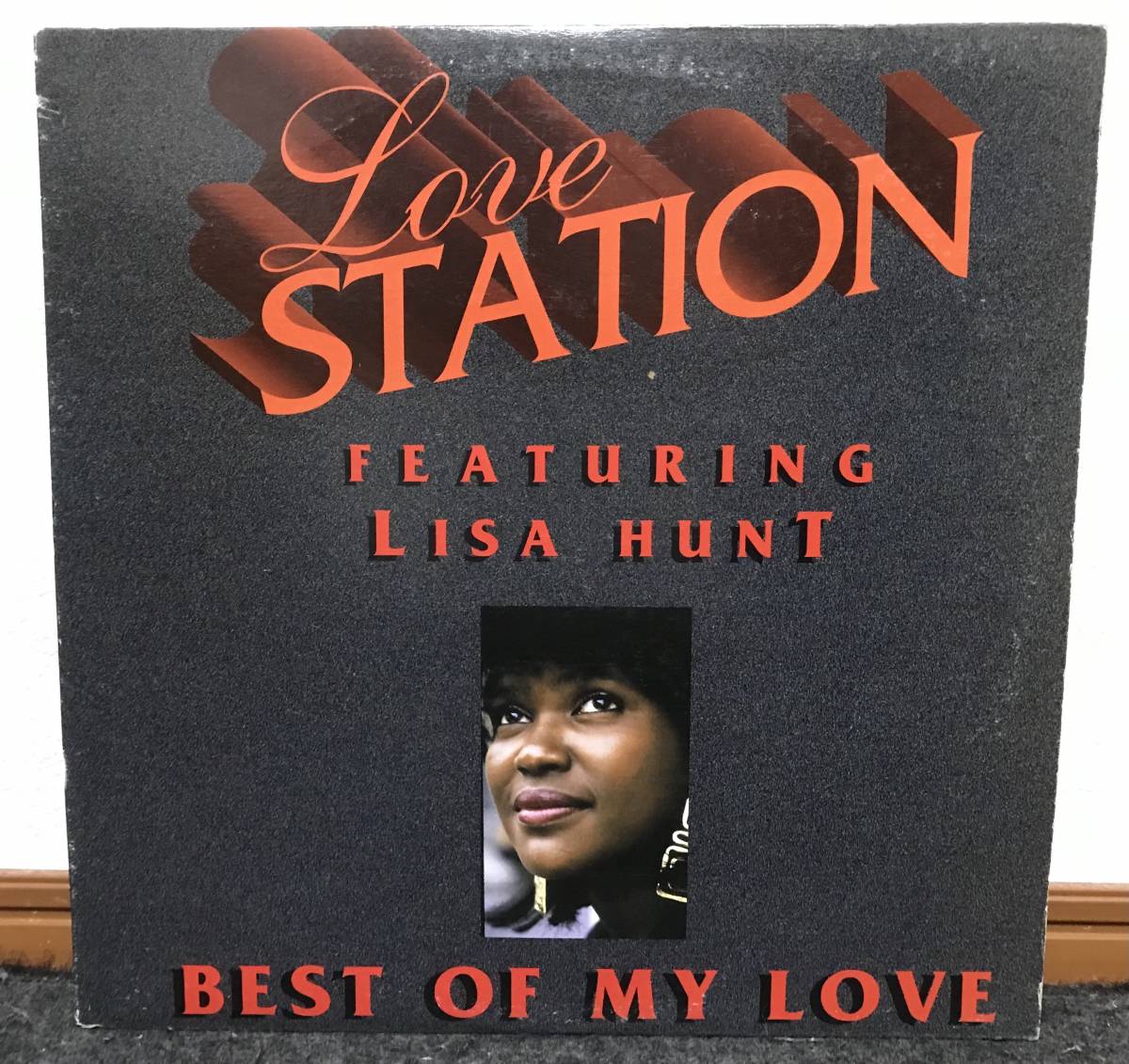 12inch NYボーカルハウス ◆ LOVE STATION ft. LISA HUNT ◆ BEST OF MY LOVE ◆ エモーションズ カバー Phillip Damien Rhano Burrell_画像1