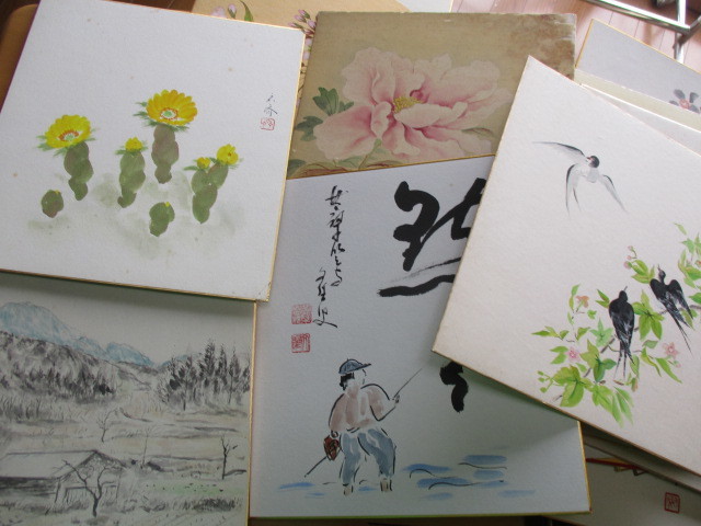  square fancy cardboard .. picture exhibition * amount attaching manner scenery paper. map * dragon. map square fancy cardboard * flowers and birds .. square fancy cardboard . pattern * author is various all together. * square fancy cardboard 25 sheets and more. 