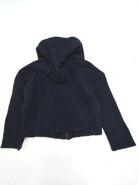 V0094：イタリア製 agnes b アニエスベー ニット/紺/1an/子供服 キッズ セーター ジャケット ブルゾン ：35_画像2