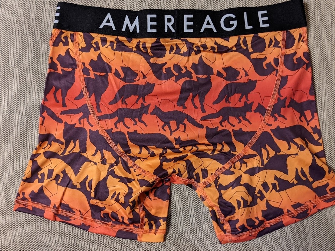 * AE アメリカンイーグル ボクサーブリーフ トランクス AEO Flex Boxer Brief M / Orange *_画像2