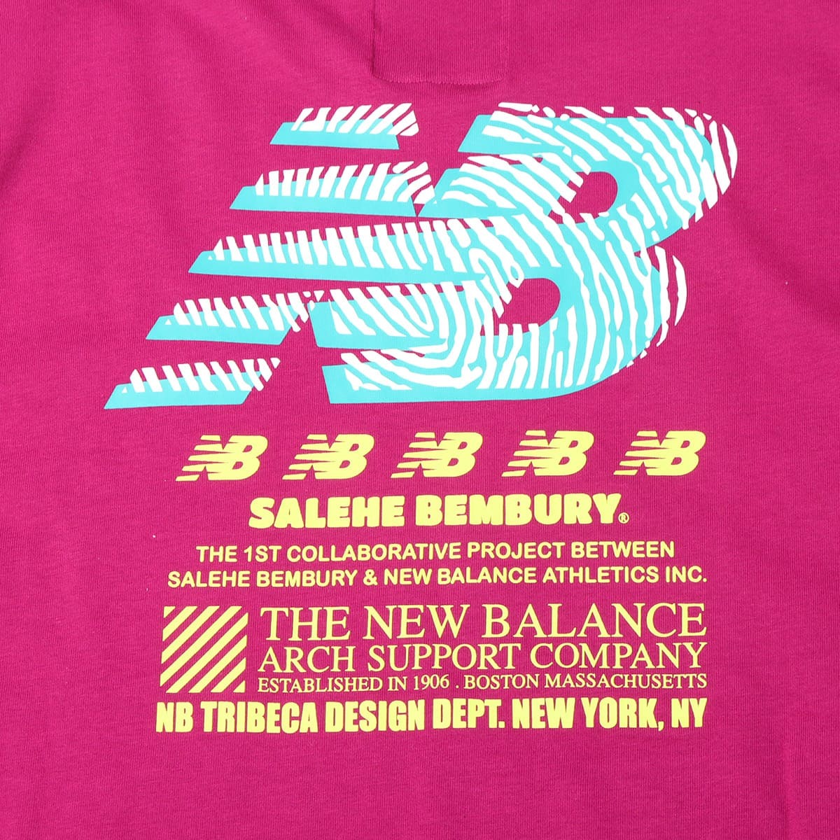 New Balance × Salehe Bembury Graphic Tee 代引き不可 ニューバランス サレヘベンバリー パープル JPN US  グラフィックTシャツ ジュエル M 新品 S