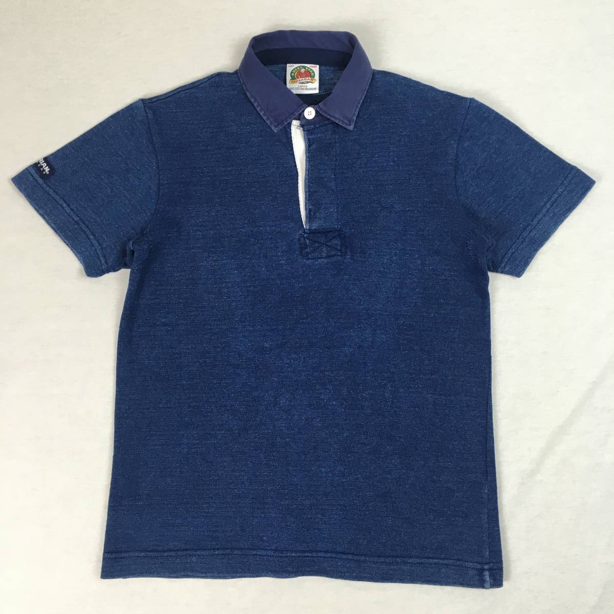 BARBARIAN балка ba Lien Rugger рубашка Canada производства женский голубой короткий рукав хлопок 