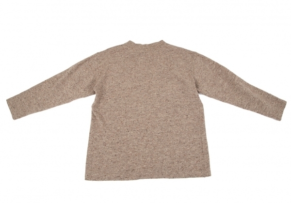  Comme des Garcons Homme COMME des GARCONS HOMME wool front panel switch nep knitted beige M rank [ men's ]