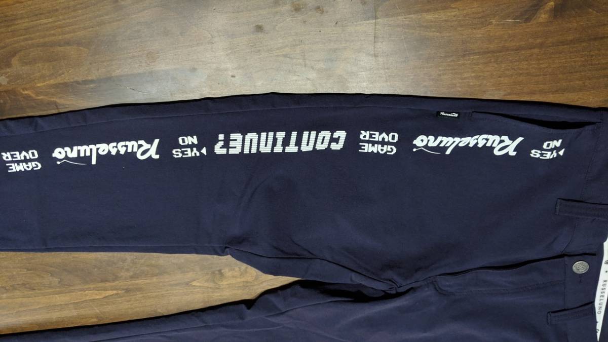 超希少　RUSSELUNO　CONTINUE? SKINNY PANTS　ラッセルノ　ストレッチ　スキニーシルエット　ロングパンツ　スラックス　ゴルフ　ボトムス