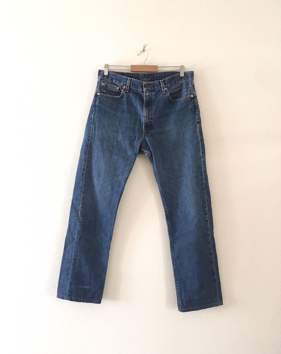 Levi’s US 505 - 03 W34 L34 米国製 デニムパンツ ジーンズ MADE IN USA 裏ボタン 379 ZIP FLY 00s_画像1