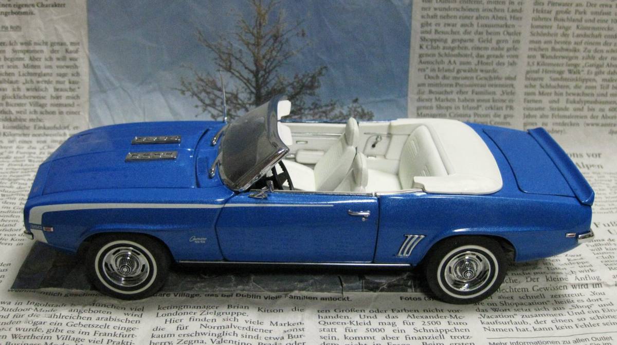 Bibian 比比昂- ☆激レア絶版☆ダンバリーミント*1/24*1969 Chevy Camaro RS/SS Convertible ブルー- Bibian 比比昂日本代標 Bibian 比比昂- ☆激レア絶版☆ダンバリーミント*1/24*1969 Chevy Camaro RS/SS Convertible ブルー- Bibian 比比昂日本代標