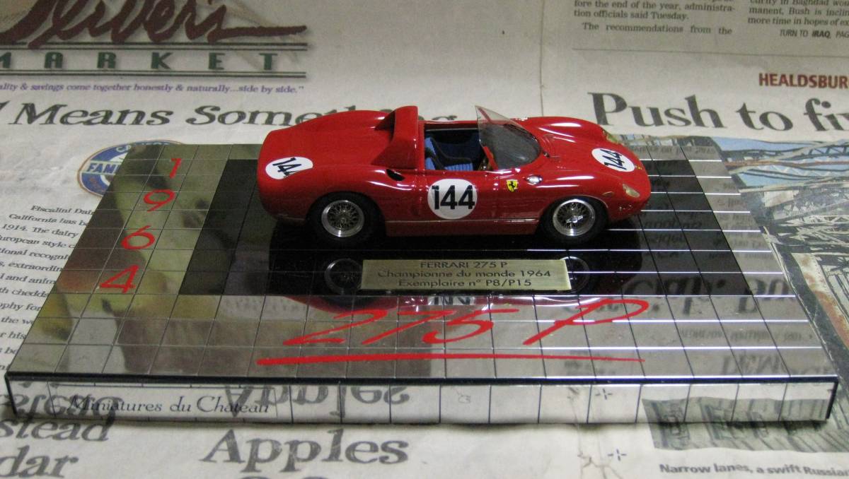 ★レア絶版*Heco Modeles*1/43*Ferrari 275P #144 1964 Nurburgring 1000km*フェラーリ≠BBR,MR_画像1