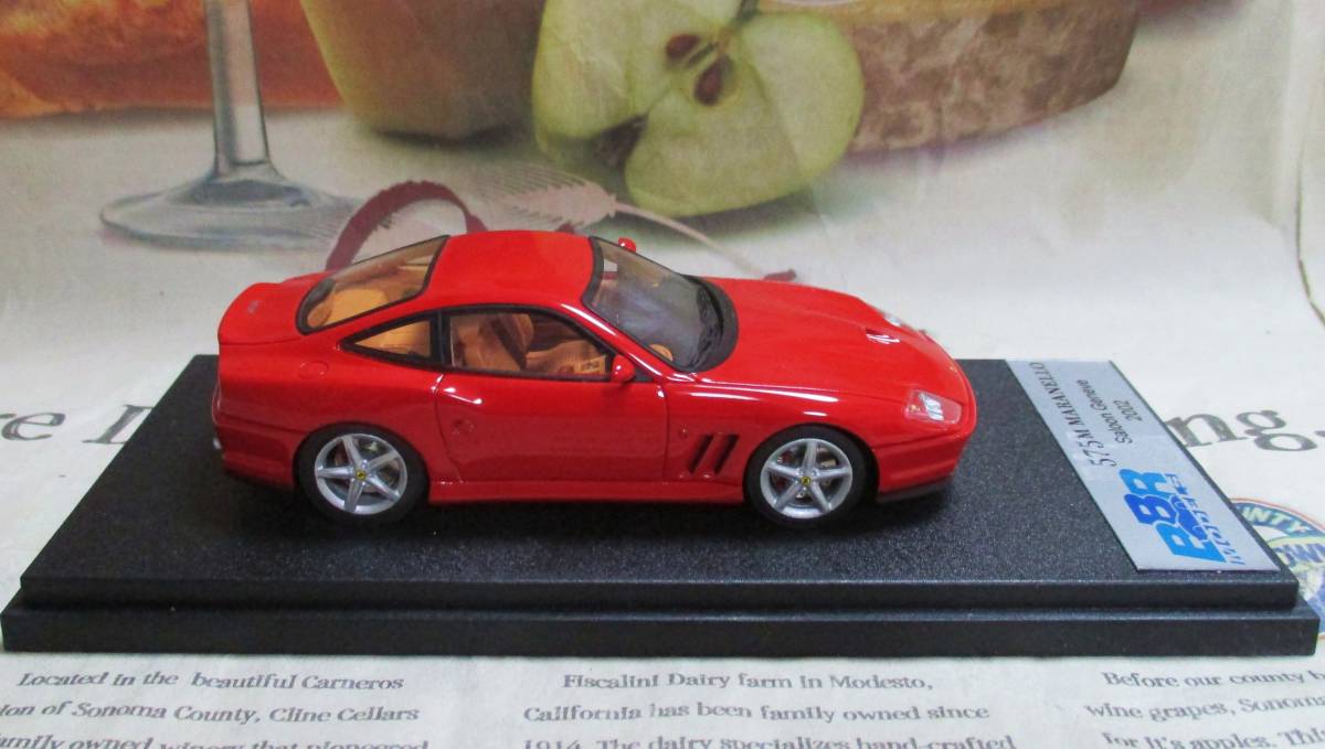 ★レア絶版*BBR*1/43*Ferrari 575M Maranello Saloon Geneve 2002 レッド*フェラーリ≠MR_画像6