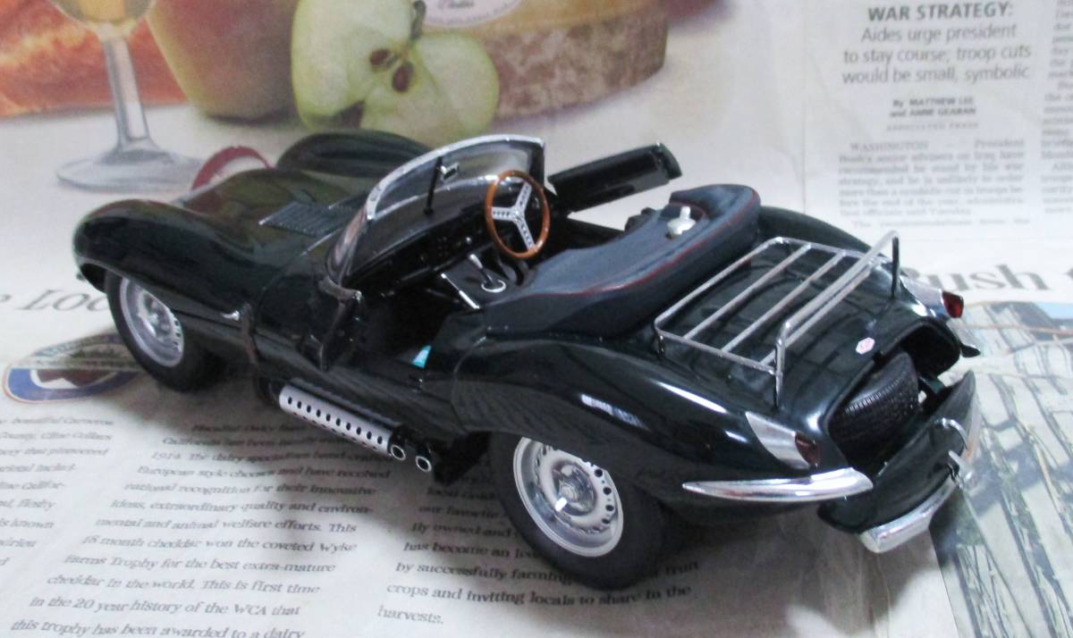 ★激レア絶版*AUTOart*1/18*1956 Jaguar XK SS グリーン≠京商,EXOTO_画像2