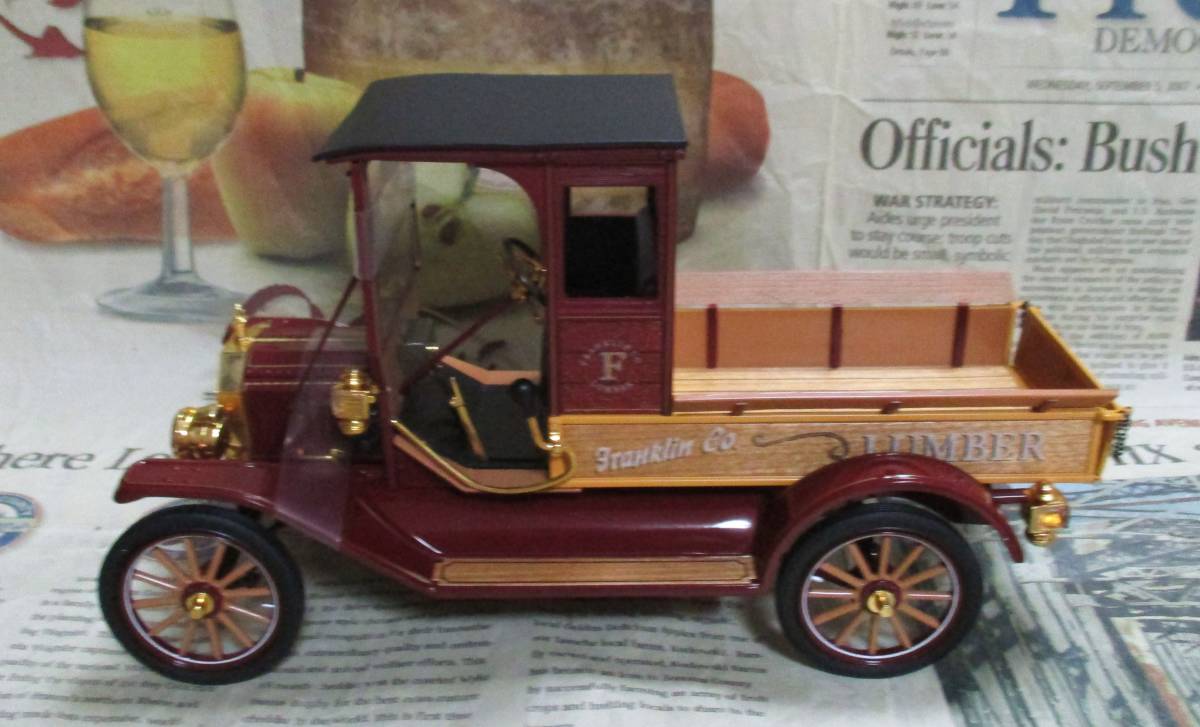 ☆激レア*フランクリンミント*1/16*1913 Ford Model T Lumber Truck*材木 - フランクリン・ミント ☆激レア*フランクリンミント*1/16*1913 Ford Model T Lumber Truck*材木 - フランクリン・ミント